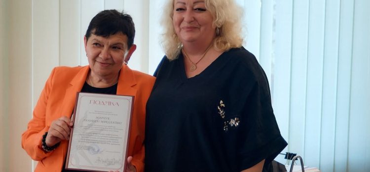 З нагоди Дня журналіста Людмила Марчук отримала подяку Кам’янець-Подільської міської ради